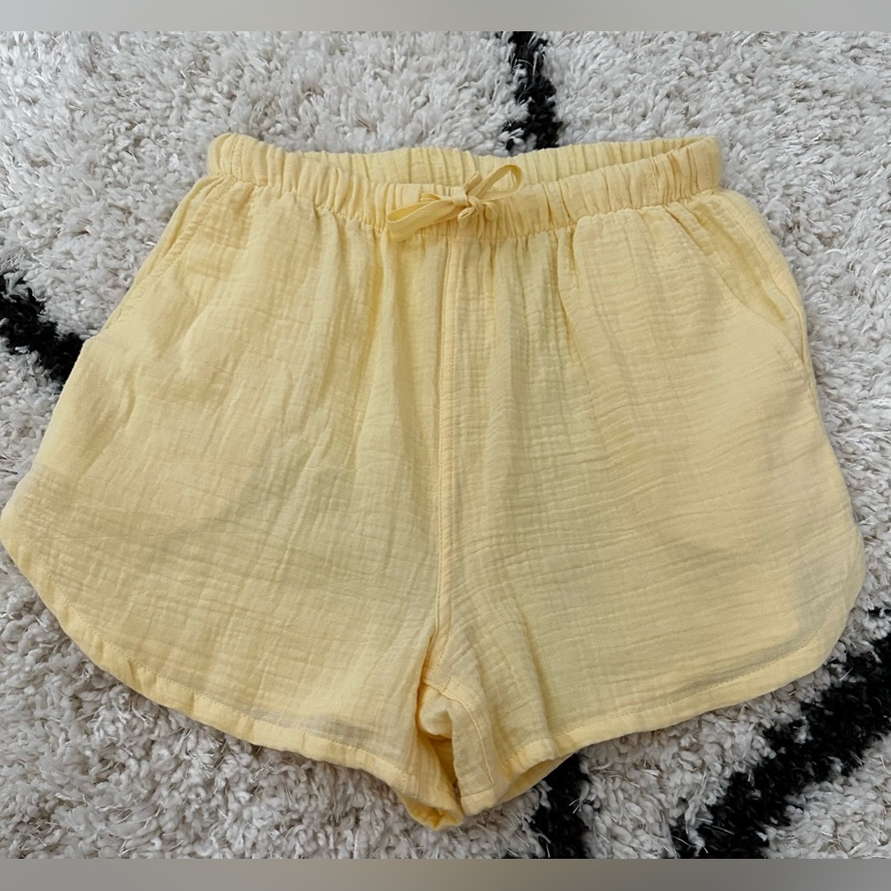 Yellow Summer Shorts